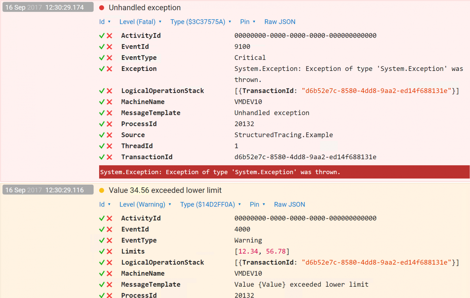 Structured logging with .NET Framework System.Diagnostics – Software ...